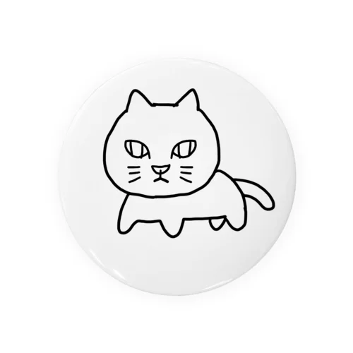 猫ですけど何か【白猫】 Tin Badge