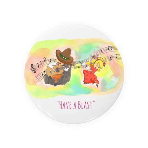 Have a Blast Tin Badge