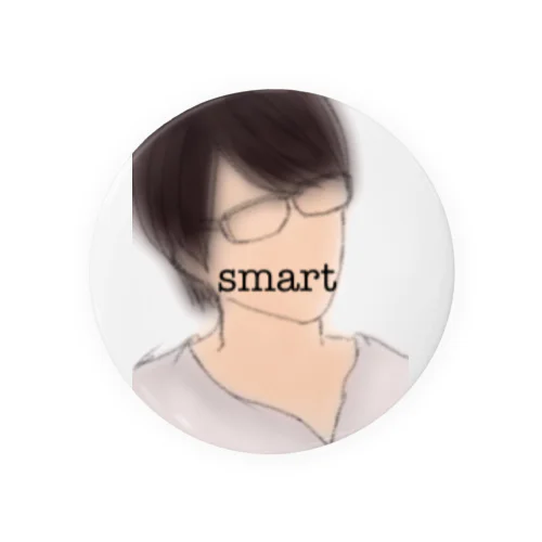 smart（賢い…） 缶バッジ