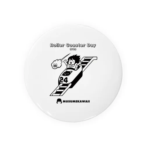 0709「ジェットコースターの日」 Tin Badge