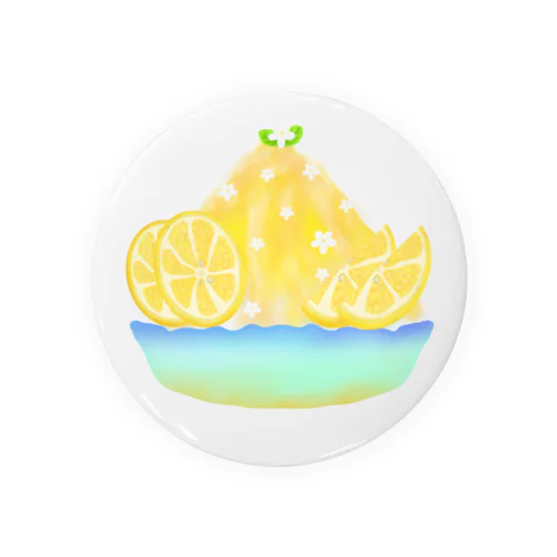 蜂蜜レモンかき氷 Tin Badge