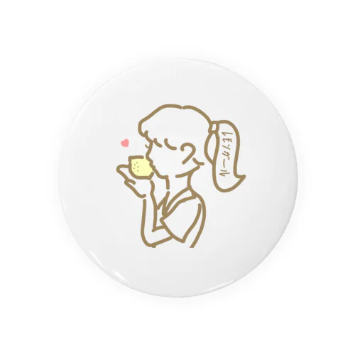 レモンガール Tin Badge