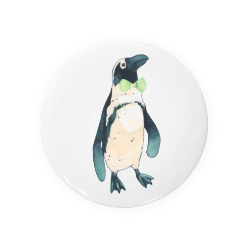 おめかしペンギン Tin Badge