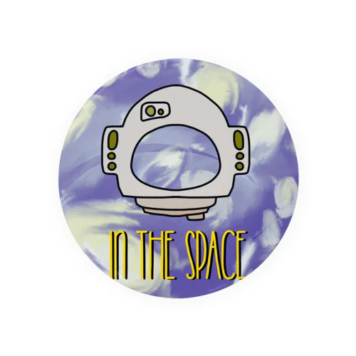 In the space シリーズ Tin Badge