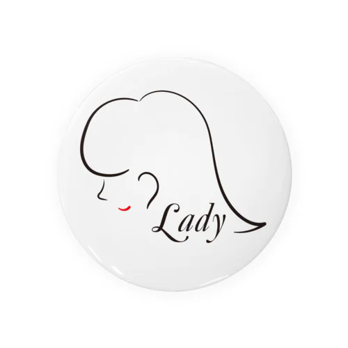 Lady 缶バッジ