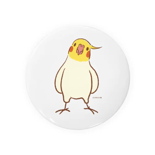 仁王立ちオカメインコ Tin Badge