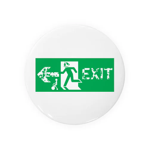 EXIT 缶バッジ