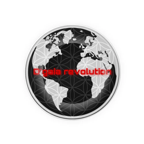 D’gaia revolution 円 Tin Badge