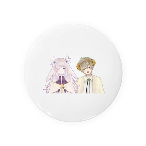 衝撃のIQ3フェイス「月華かぐや＆草食動物」 Tin Badge