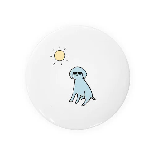 Summer Retriever Tin Badge