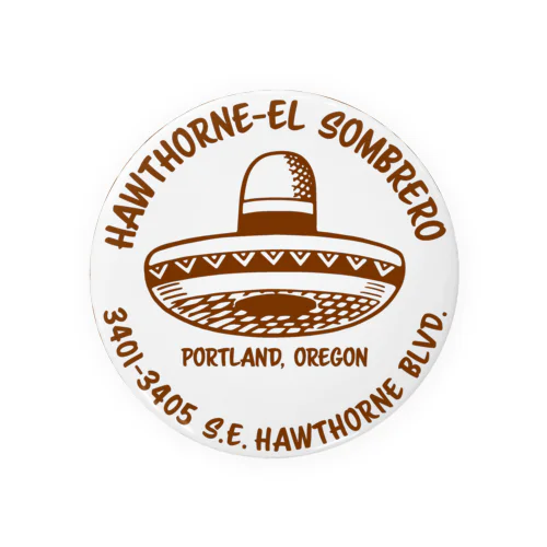 El Sombrero Restaurant Tin Badge