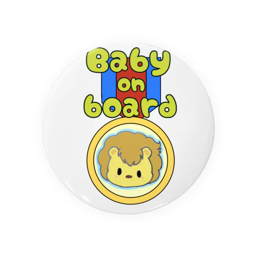 Babyonboard  ライオン Tin Badge