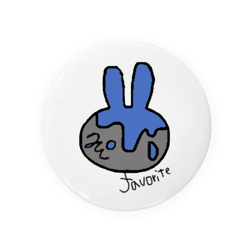 らびうさぶるー💙 Tin Badge