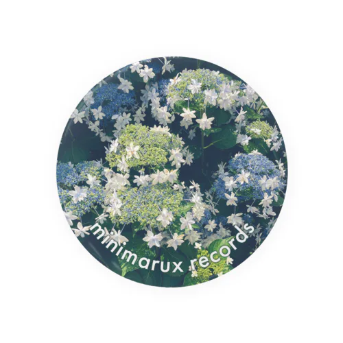 minimarux records あじさい Tin Badge