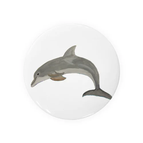 💕バンドウイルカですヨ🐬 Tin Badge