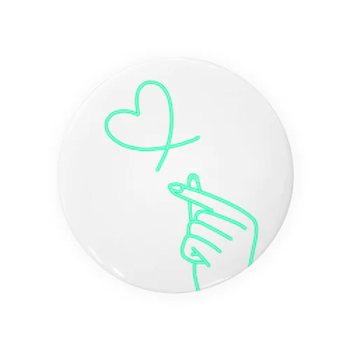 mint green lover Tin Badge