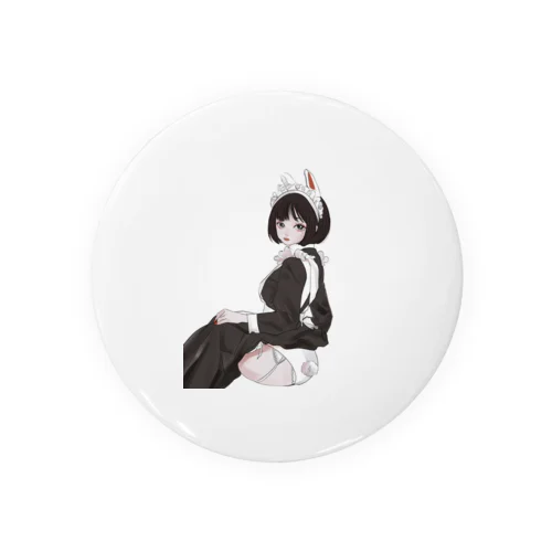 メイド女の子 Tin Badge