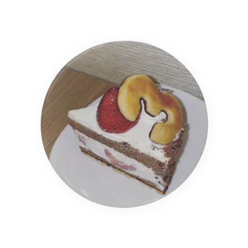 ケーキ　缶バッチ Tin Badge