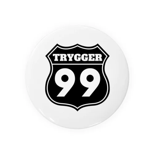 TRYGGER Route 66 エンブレム 缶バッジ