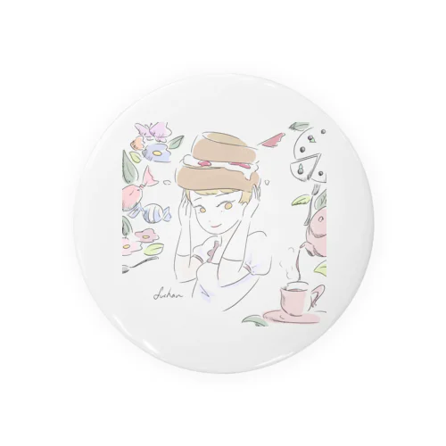 ケーキちゃん Tin Badge