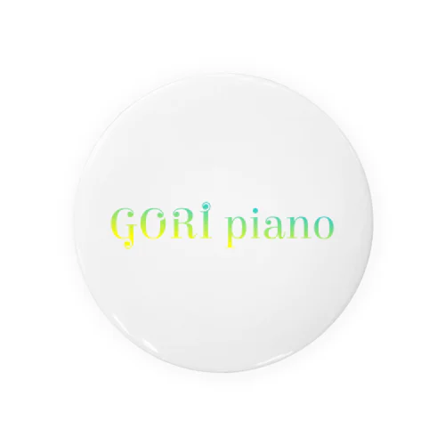 GORI piano 葉 缶バッジ