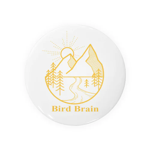 Bird Brain 缶バッジ