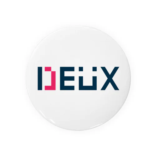 『DEUX』ロゴグッズ 캔뱃지