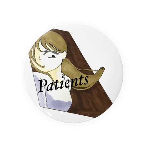 Patients (A-Type) Tin Badge