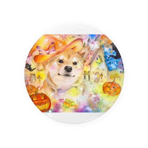 柴犬ハロウィン Tin Badge