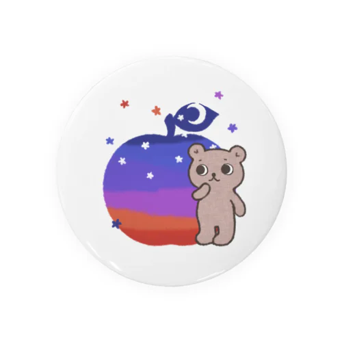 チッチャイクマと夕暮れ林檎 Tin Badge