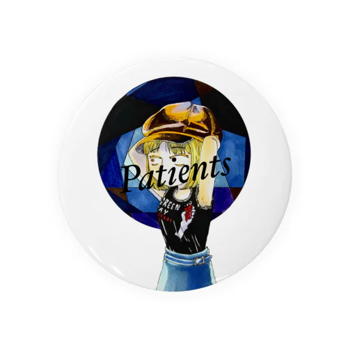 Patients (B-Type) Tin Badge