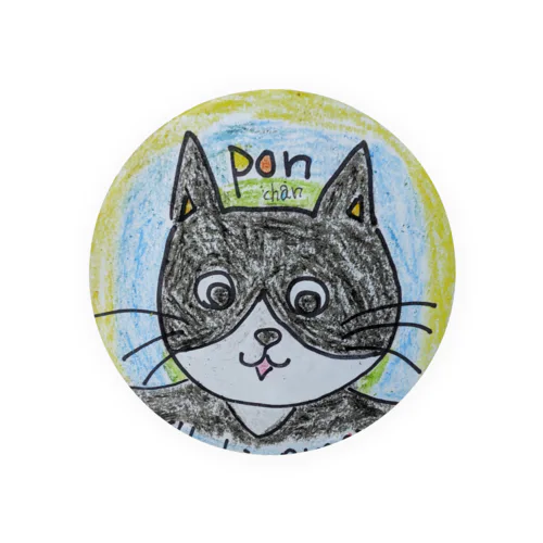 おちりPON猫 Tin Badge