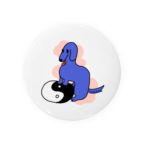 yinyang dog クッション 缶バッジ