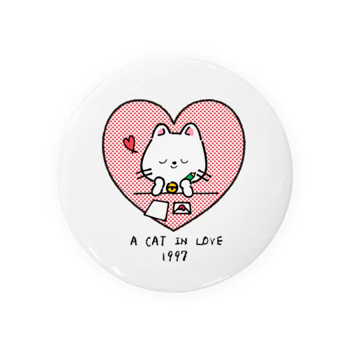 ラブレターにゃんこ　ver2 Tin Badge