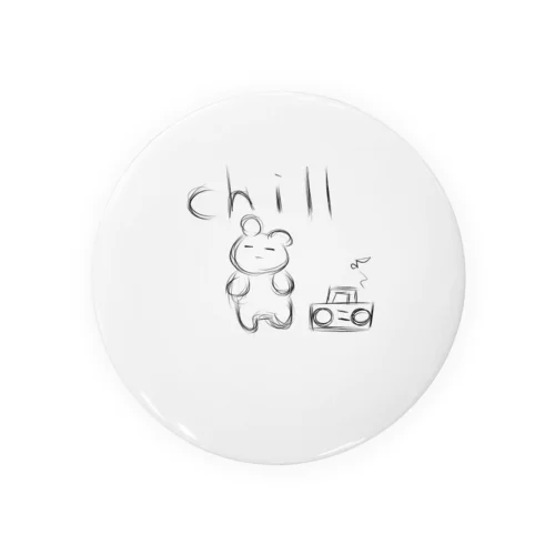 Chillくまちゃん 缶バッジ