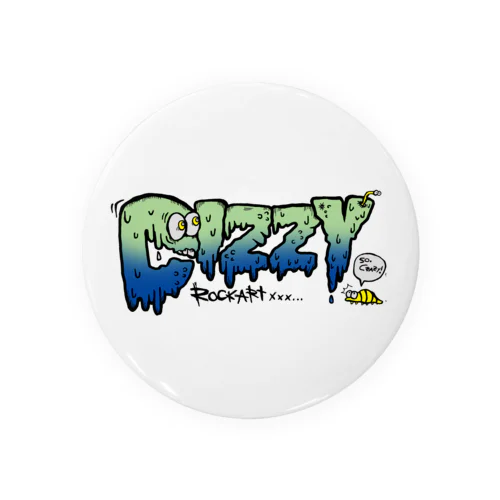 DIZZYどろどろlogo Tin Badge