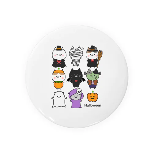 Halloween🎃ねこさん2 缶バッジ