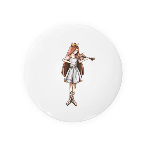 violin queen Tin Badge