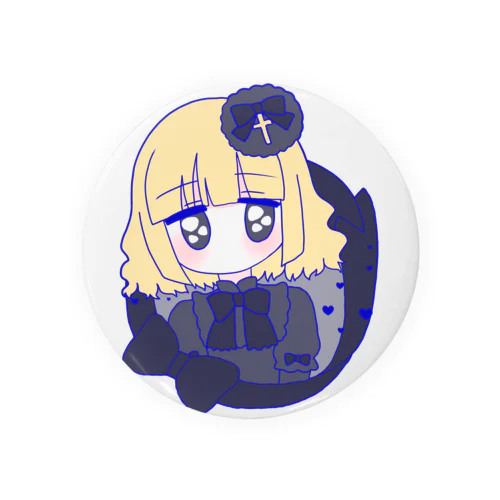 ゴシックロリィタちゃん🖤 Tin Badge