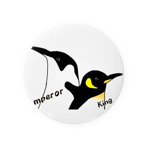 コウテイとキング（亜成鳥） Tin Badge