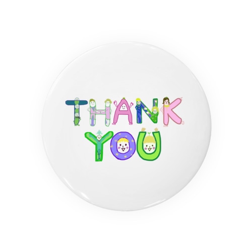イニシャルズ⭐︎thank you Tin Badge
