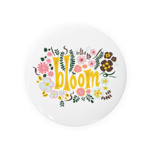 🌸 満開の花束（イエロー） Tin Badge