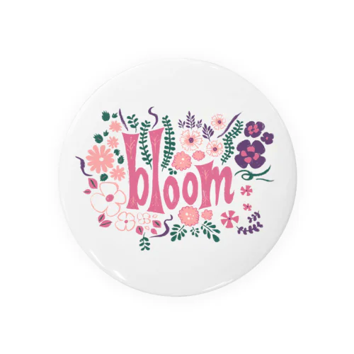 🌸 満開の花束（ピンク） Tin Badge