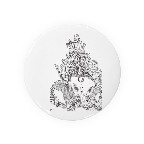 ガネーシャさま Tin Badge