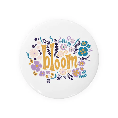 🌸 満開の花束（トロピカル） Tin Badge