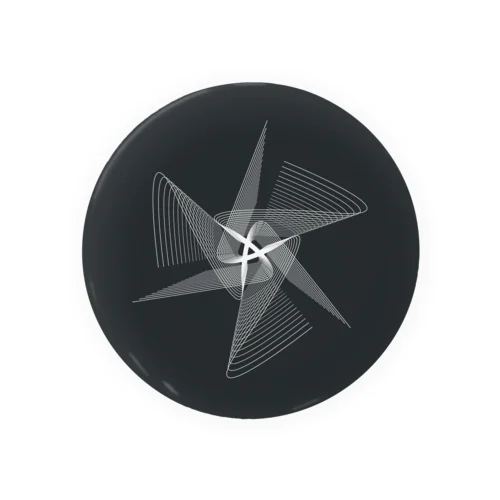 幾何学模様缶バッジ Tin Badge