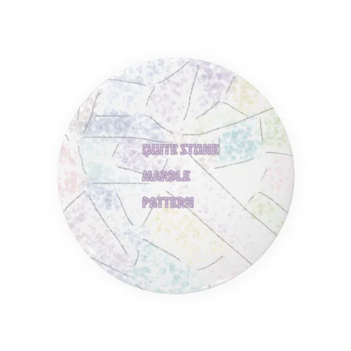 QuiteStoneMarblePattern Tin Badge