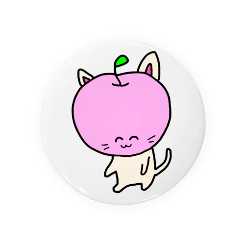 荒ぶるりんご猫 Tin Badge
