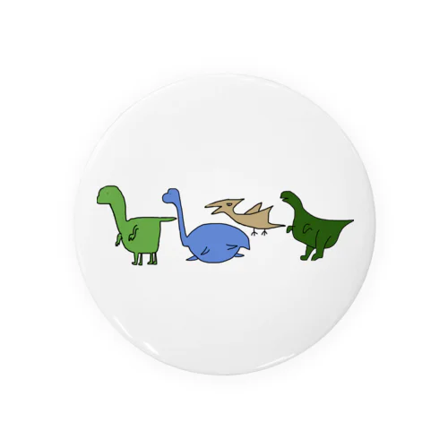 恐竜シリーズ大集合 Tin Badge
