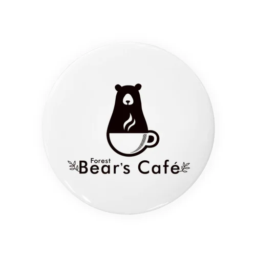 Bear'sCafe ロゴ入りステーショナリー 缶バッジ